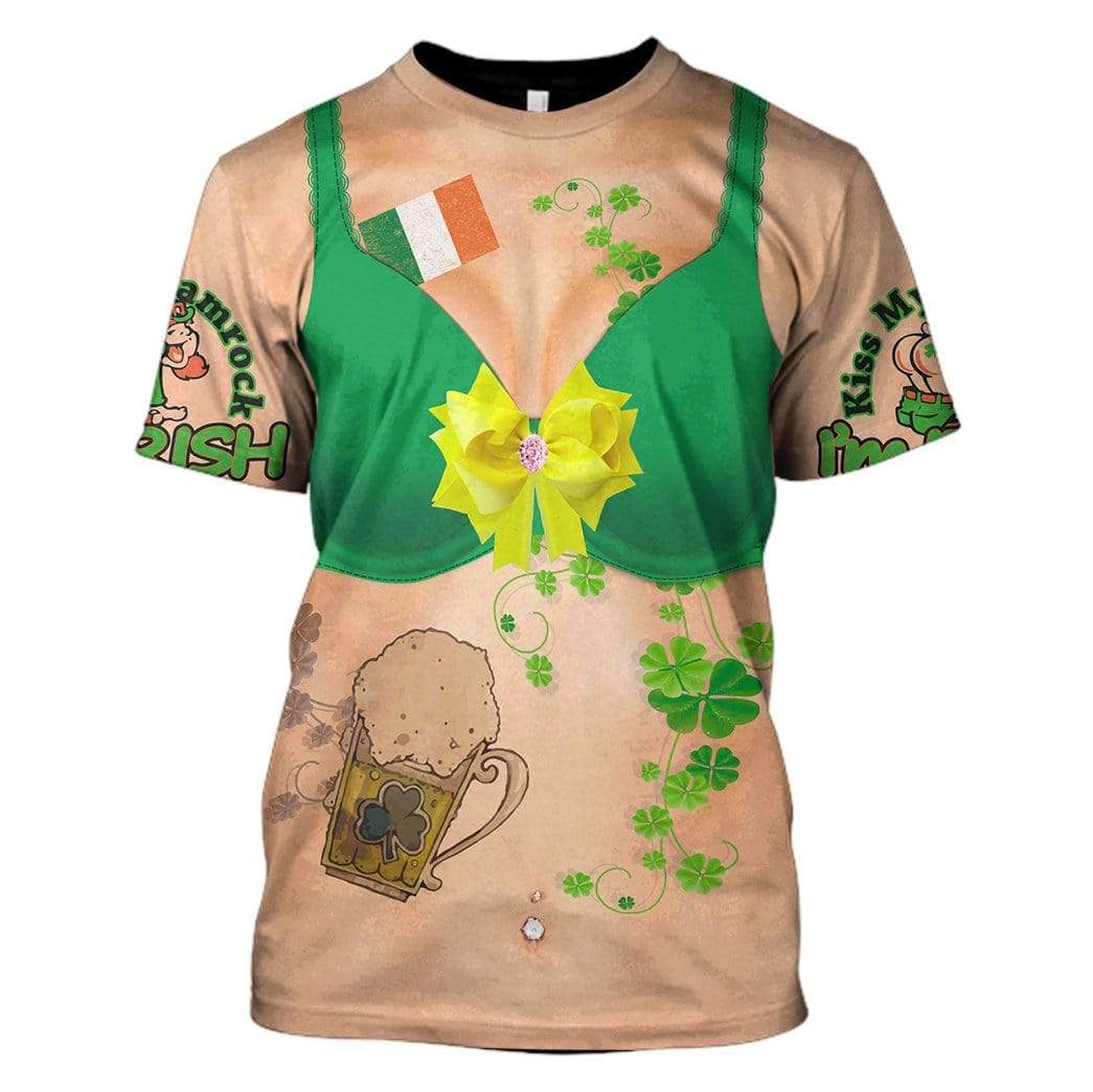 St Patrick's Day Women Funny Ugly T Shirt LT8 - Wonder Print Shop