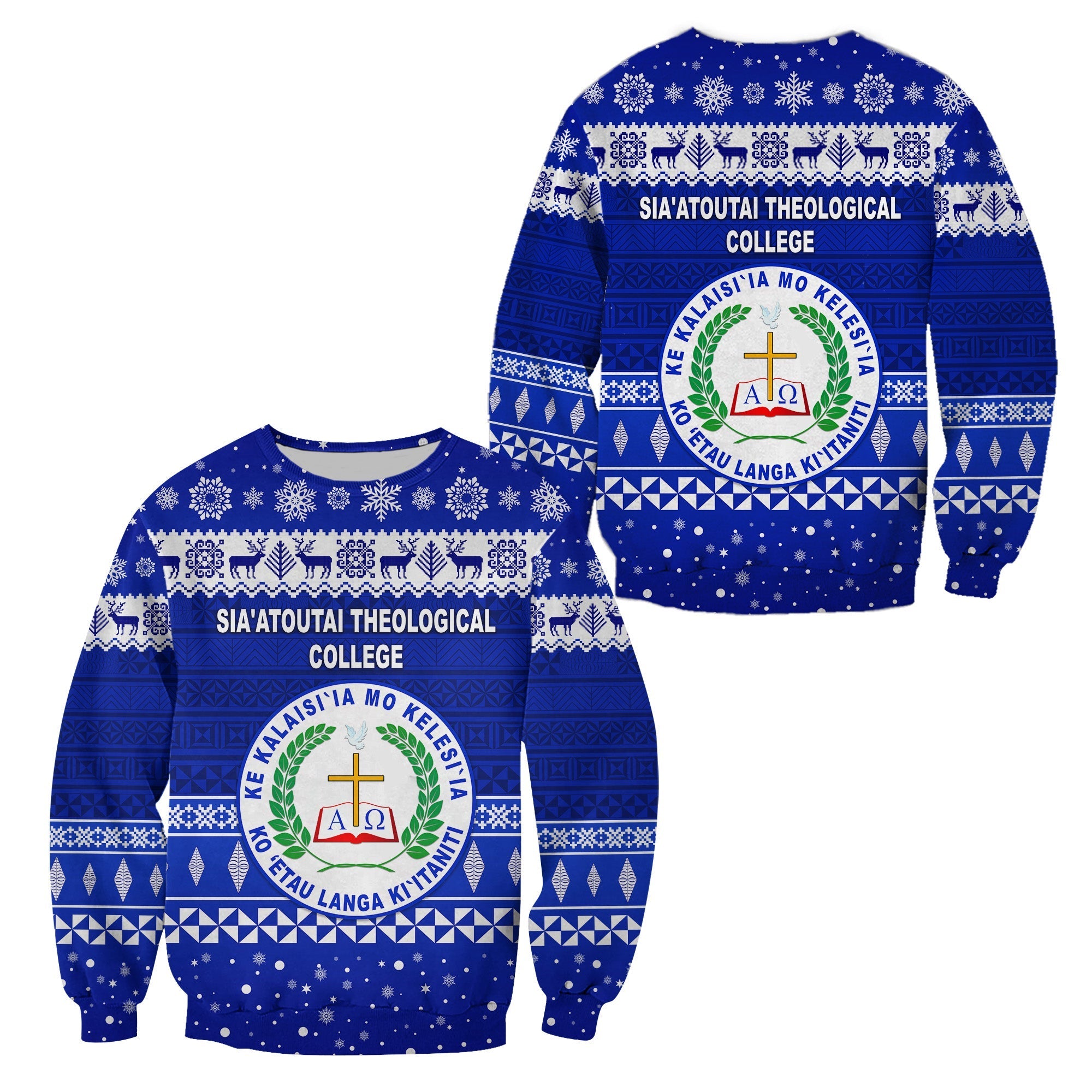 siaatoutai-theological-college-christmas-sweatshirt-simple-style