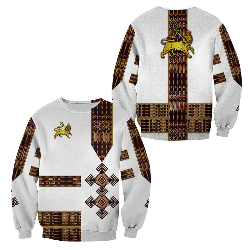 ethiopia-sweatshirt-ethiopian-lion-of-judah-simple-tibeb-style-white