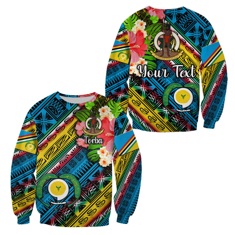 (Custom Personalised) Vanuatu Torba Sweatshirt Independence Be Proud LT8 - Wonder Print Shop