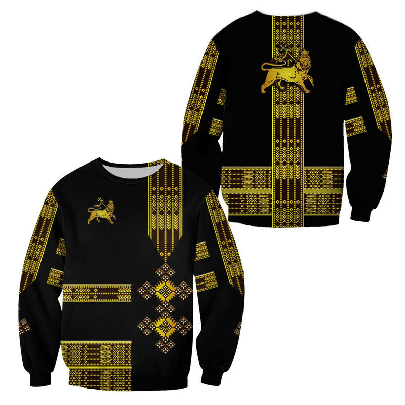 ethiopia-sweatshirt-ethiopian-lion-of-judah-simple-tibeb-style-black