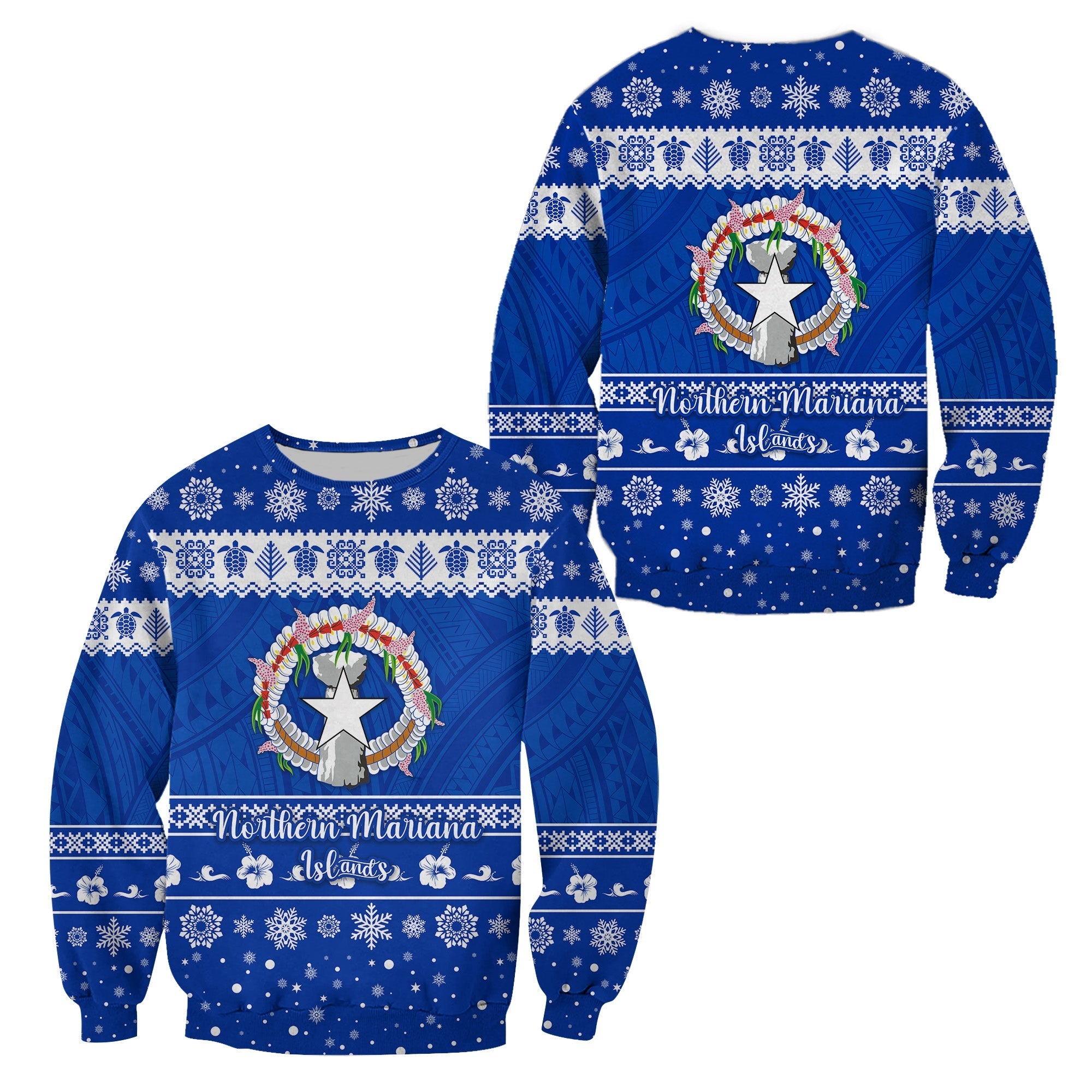 northern-mariana-islands-christmas-sweatshirt-simple-style