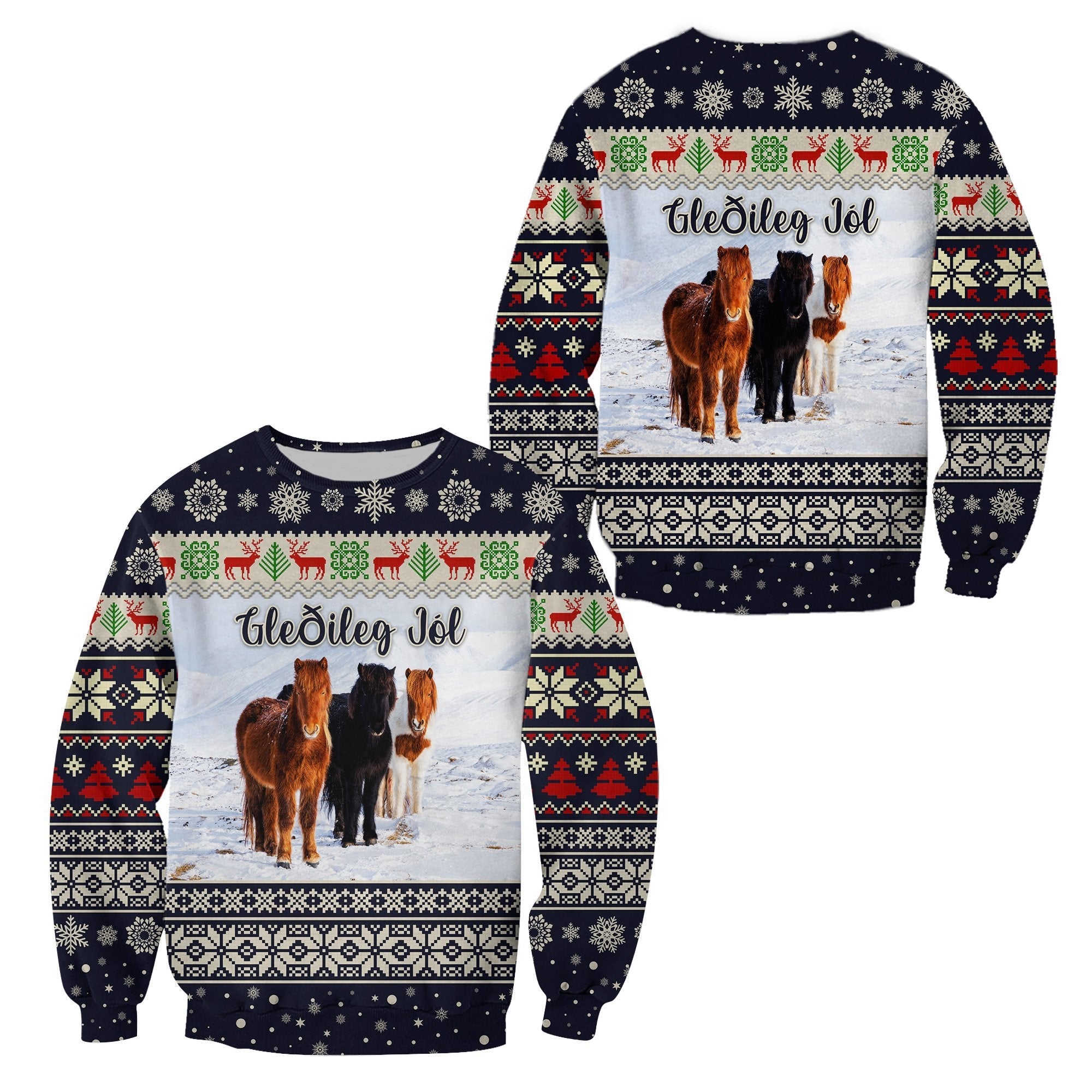 icelandic-horse-christmas-sweatshirt-navy