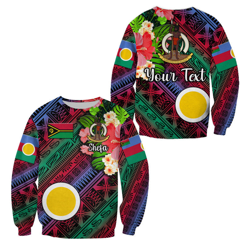 (Custom Personalised) Vanuatu Shefa Sweatshirt Independence Be Proud LT8 - Wonder Print Shop