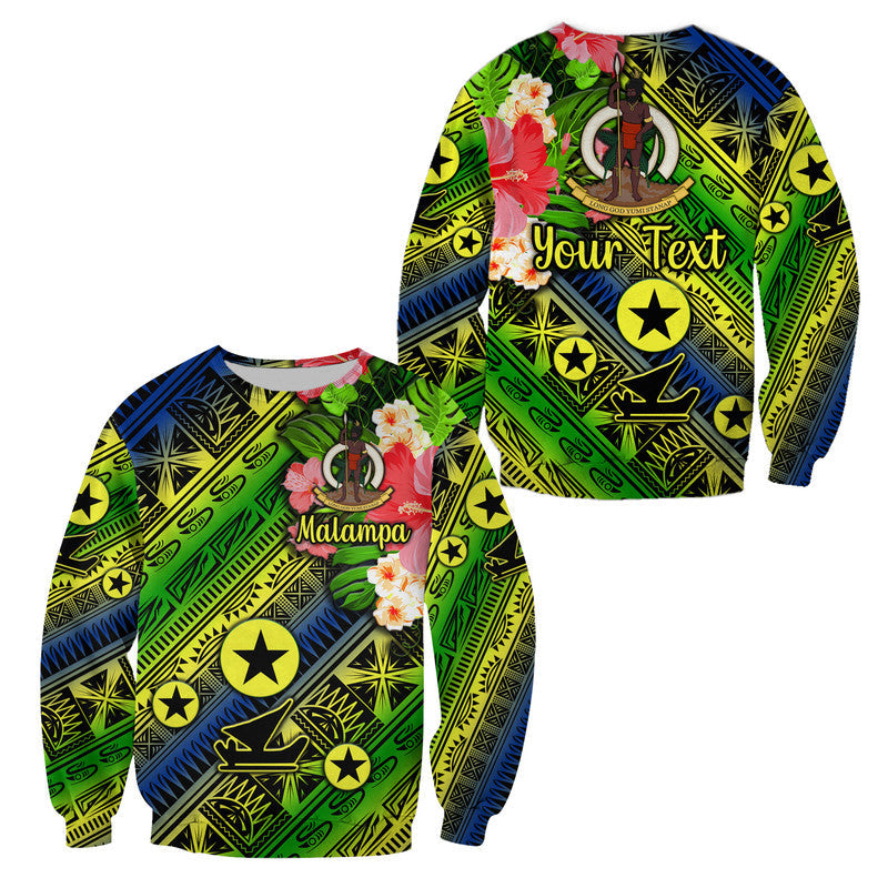 (Custom Personalised) Vanuatu Malampa Sweatshirt Independence Be Proud LT8 - Wonder Print Shop