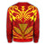 Hawaii Kanaka Polynesian Football Jersey Sweatshirt - Red And Yellow - Bernice Style - Wonder Print Shop