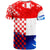 Croatia Dynamic Sport T Shirt - Wonder Print Shop