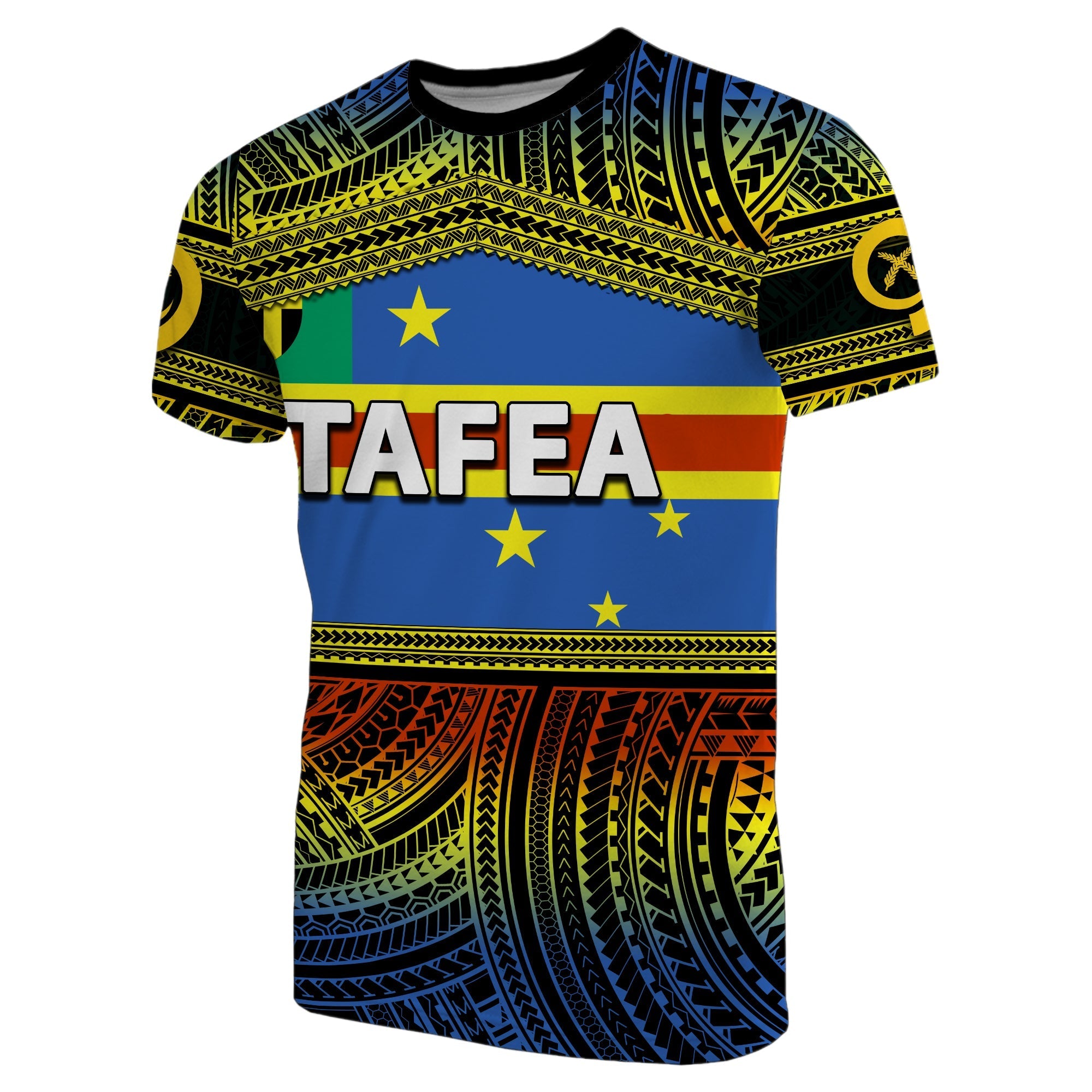 Tafea Day T Shirt Of Vanuatu Polynesian Patterns LT6 - Wonder Print Shop