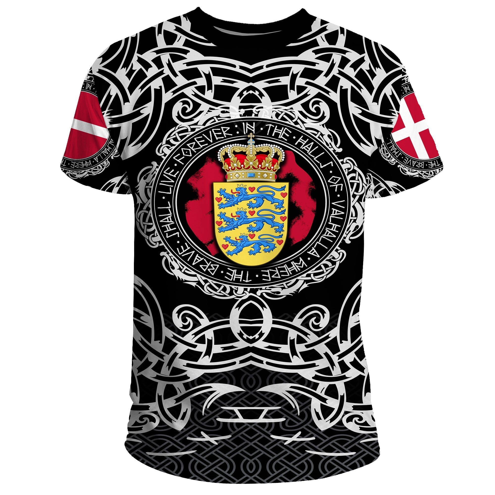 viking-t-shirt-denmark-viking-pattern