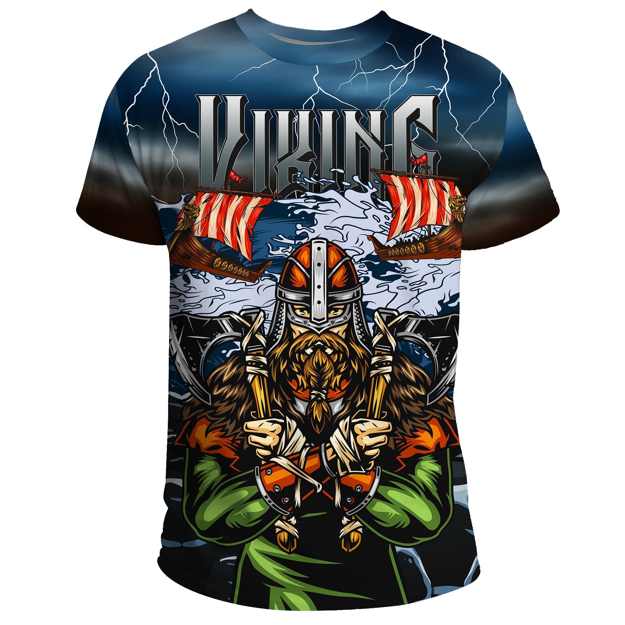 Viking T Shirt 3D Odin RLT12 - Wonder Print Shop