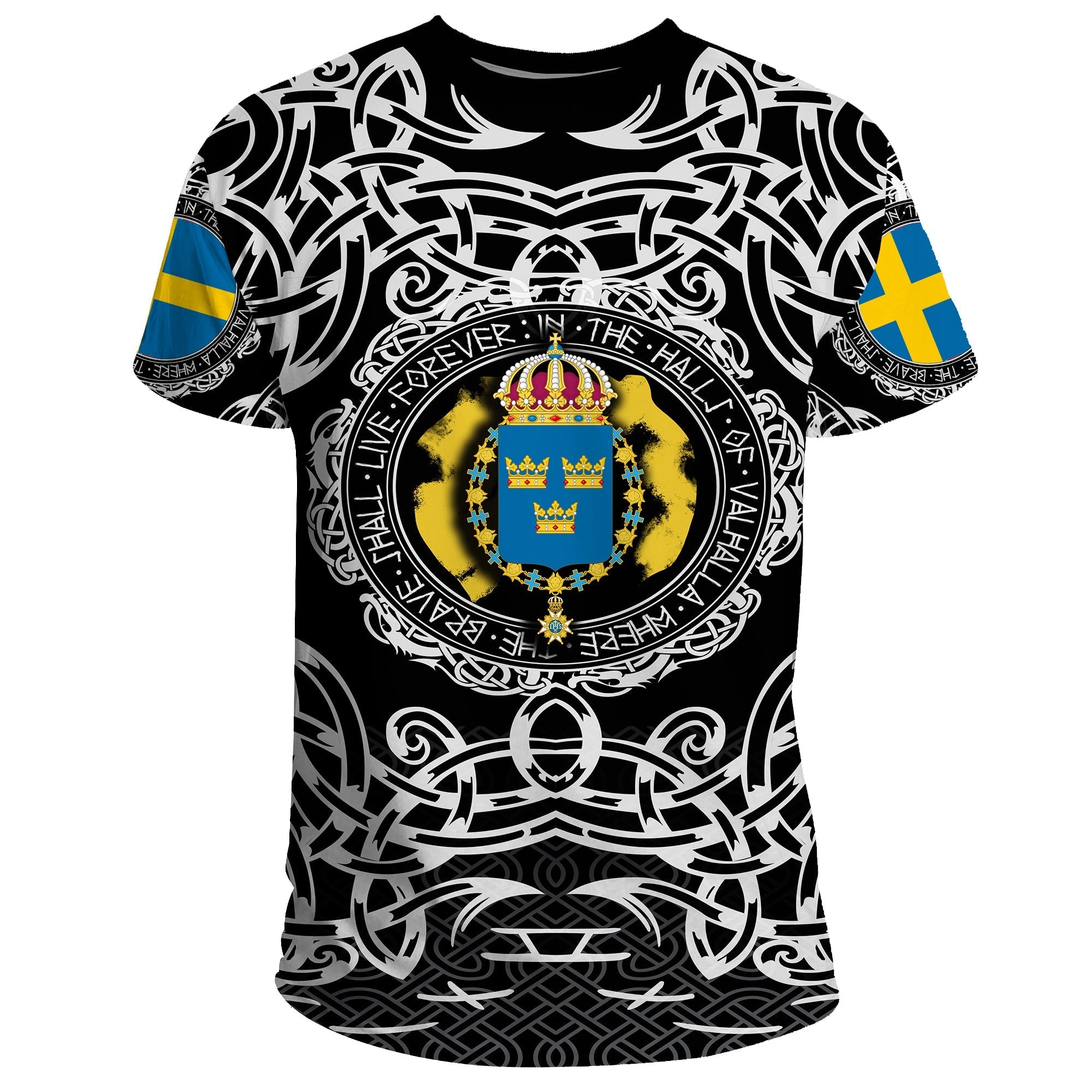 viking-t-shirt-sweden-viking-pattern