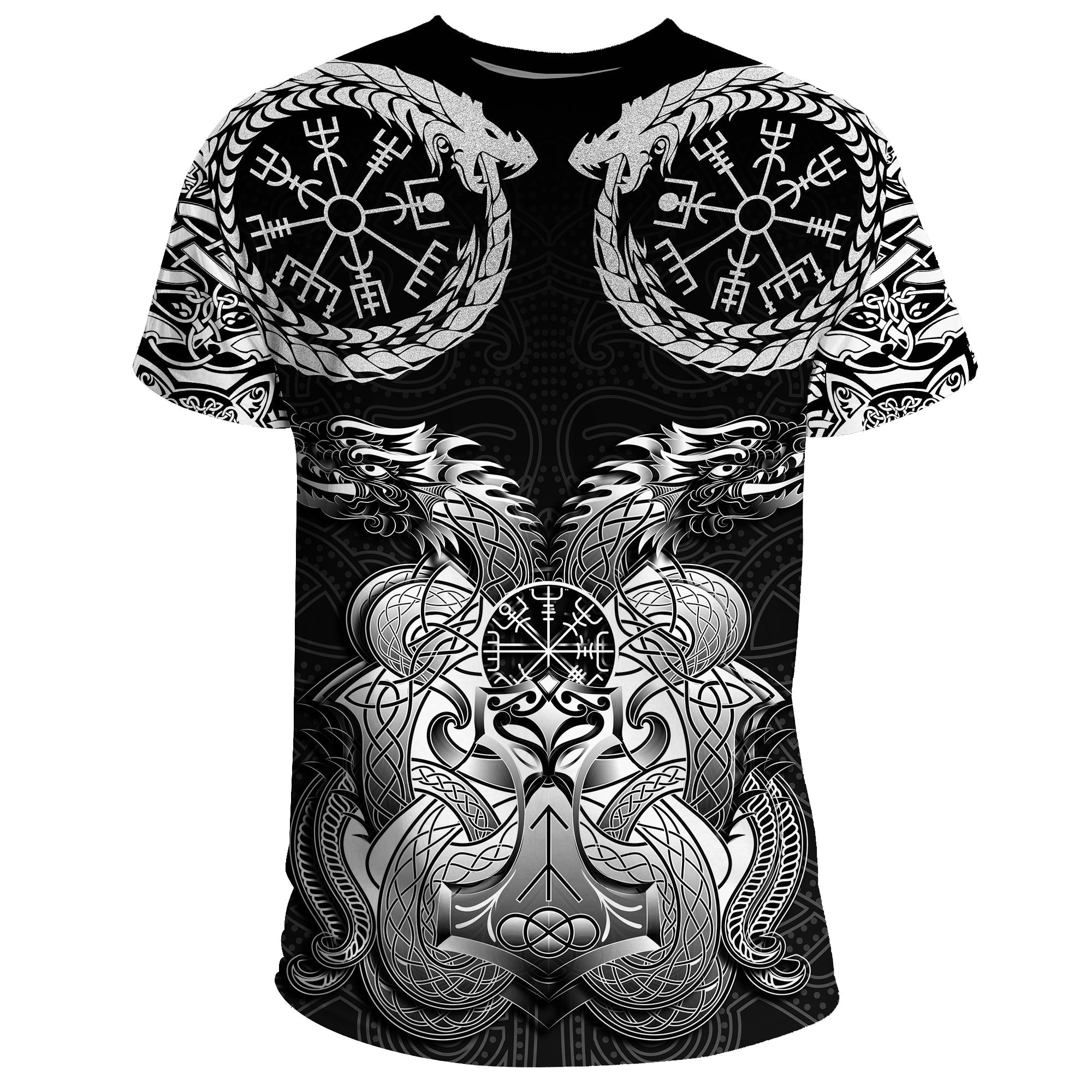 viking-t-shirt-dragon-tattoo