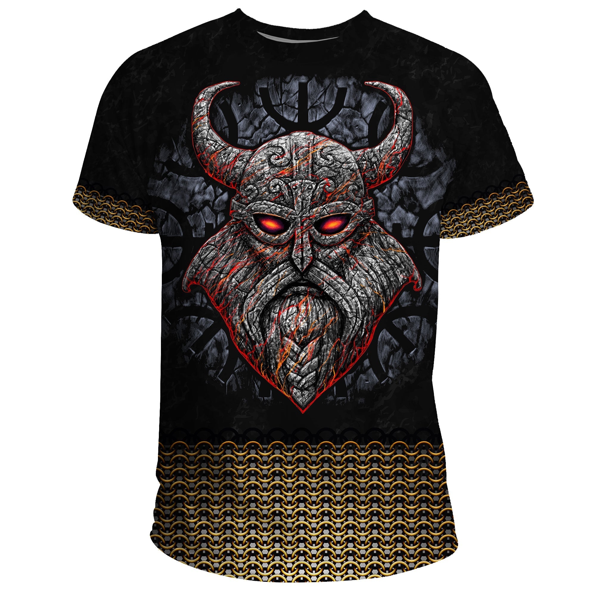 Viking T Shirt Armor Odin RLT12 - Wonder Print Shop