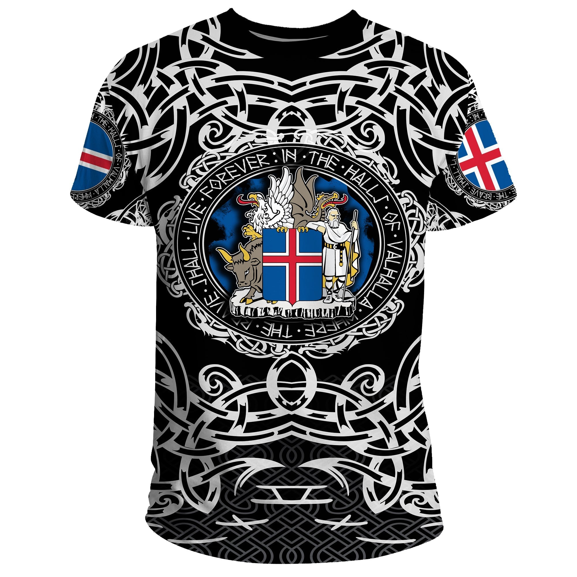 viking-t-shirt-iceland-viking-pattern