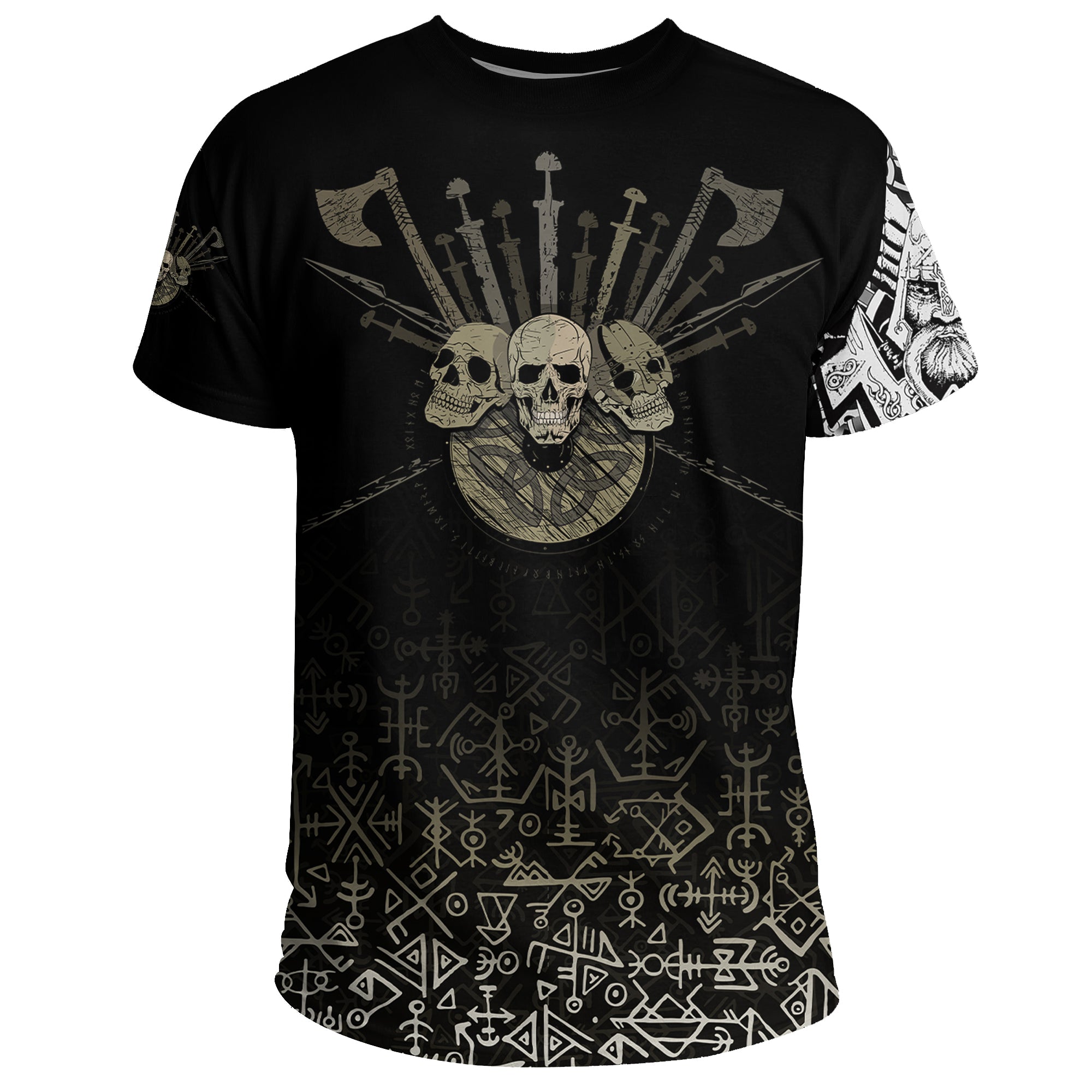 custom-viking-t-shirt-three-skull-of-viking