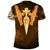 Viking T Shirt Gold Spear Of The God Odin Gungnir and Two Gold Ravens RLT12 - Wonder Print Shop