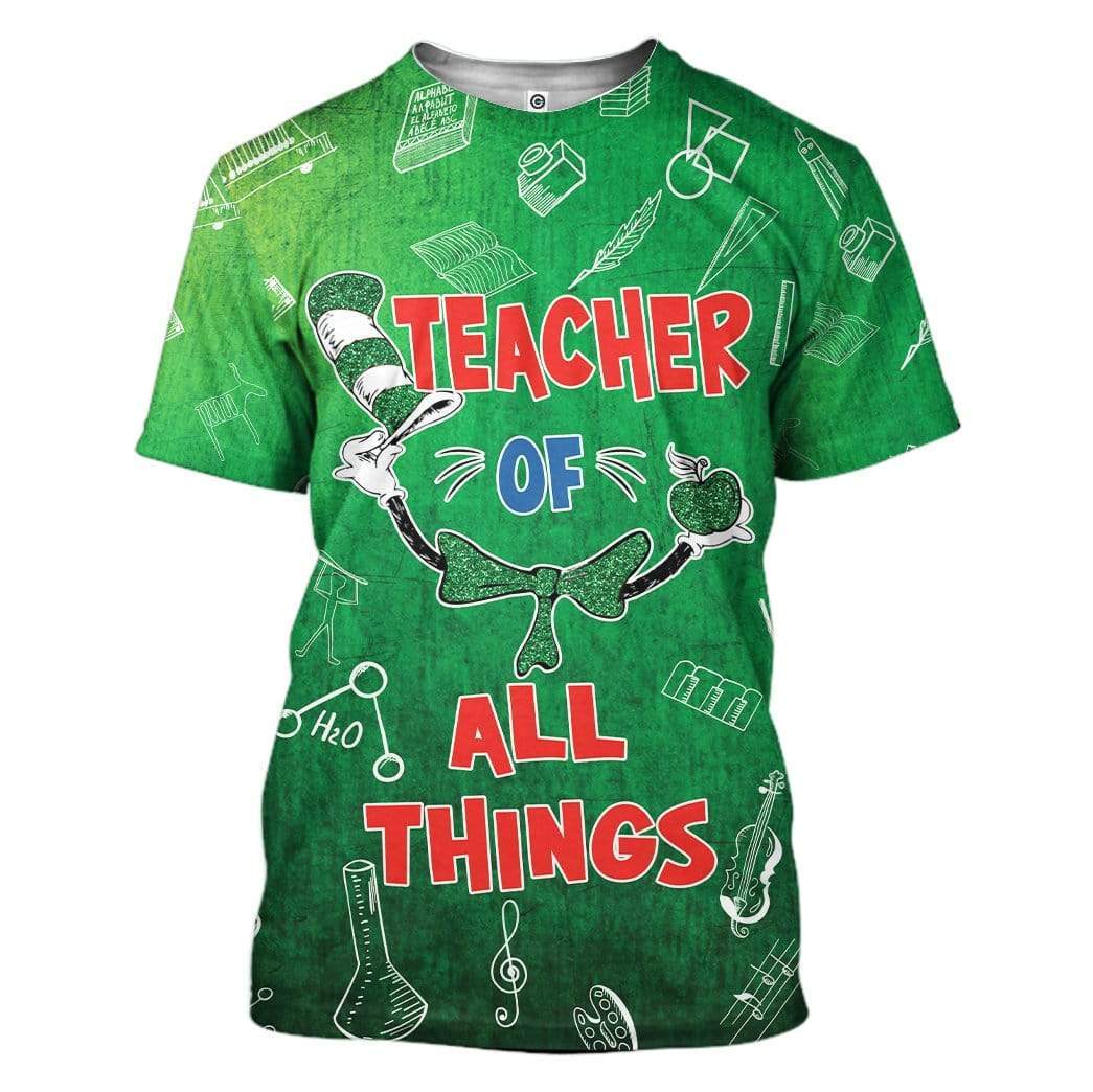 St Patrick's Day Teacher Of All Things T Shirt LT8 - Wonder Print Shop