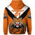 Custom Papua New Guinea Lae Snax Tigers Hoodie Rugby Simple Style Orange, Custom Text And Number LT8 - Wonder Print Shop