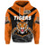 Custom Papua New Guinea Lae Snax Tigers Hoodie Rugby Original Style Black, Custom Text And Number LT8 - Wonder Print Shop