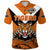 Custom Papua New Guinea Lae Snax Tigers Polo Shirt Rugby Simple Style Orange LT8 - Wonder Print Shop