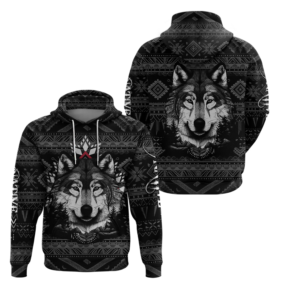 native-american-tribal-pattern-with-wolf-born-wild-hoodie