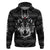 Native American Tribal Pattern With Wolf Born Wild Hoodie TS07 - Wonder Print Shop