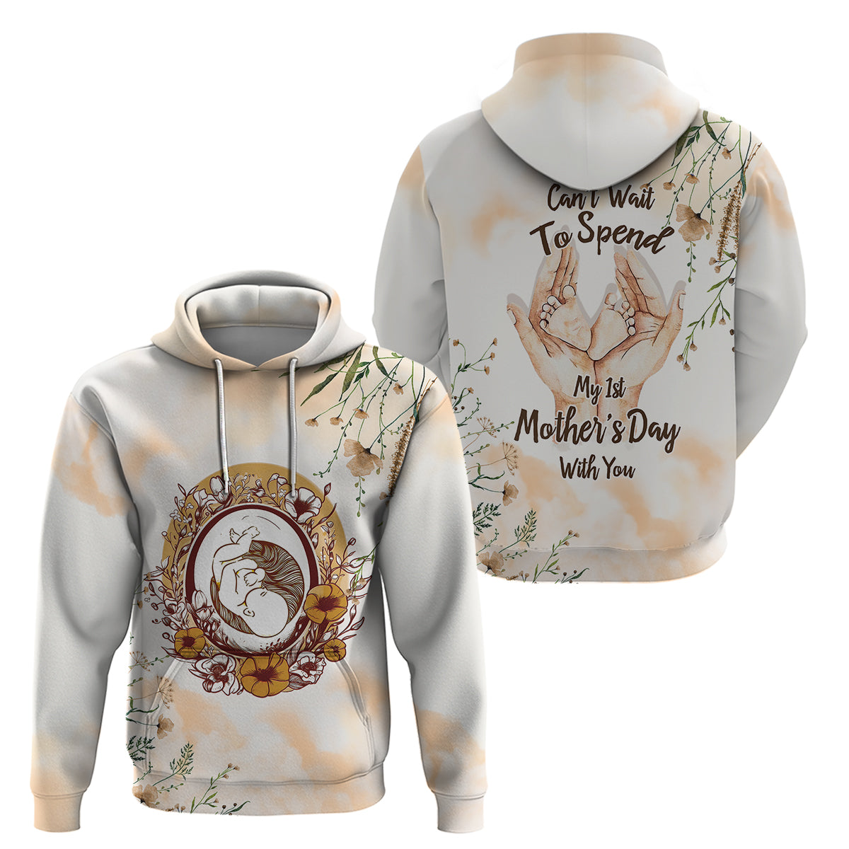 first-mothers-day-expecting-mom-with-baby-hoodie