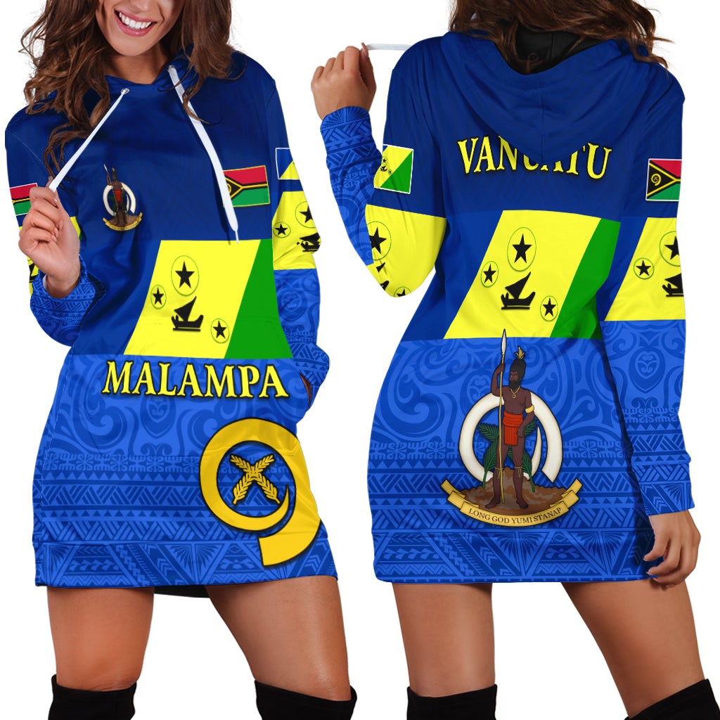 Malampa Province Hoodie Dress Vanuatu Proud LT13 - Wonder Print Shop