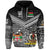 Vanuatu Fiji Hoodie Together Black LT8 - Wonder Print Shop