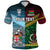 Custom Vanuatu Fiji Polo Shirt Together Blue LT8 - Wonder Print Shop