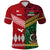 Custom Vanuatu Tonga Polo Shirt Polynesian Together Bright Red, Custom Text And Number LT8 - Wonder Print Shop