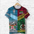 Custom Vanuatu And Fiji T Shirt Together Bright Color, Custom Text And Number LT8 - Wonder Print Shop