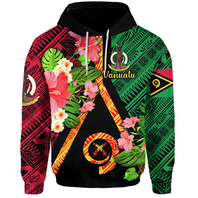 Custom Vanuatu Hoodie Independence Be Proud Vanuatu Flag LT8 - Wonder Print Shop