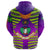 Fiji Vuci Rugby Club Zip Hoodie Creative Style Purple LT8 - Wonder Print Shop