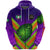 Fiji Vuci Rugby Club Zip Hoodie Creative Style Purple LT8 - Wonder Print Shop