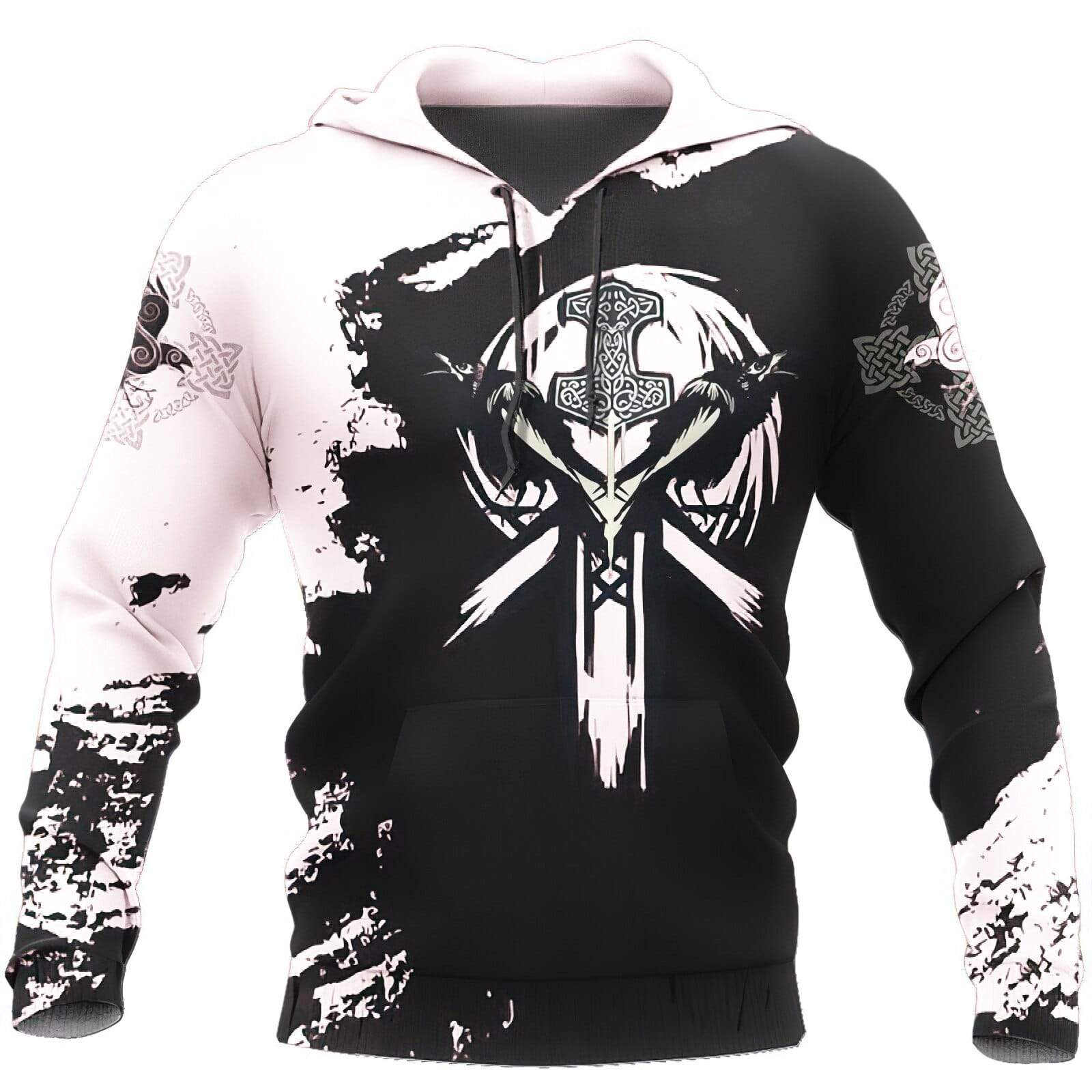 Viking Clothing Viking Mjolnir Hoodie RLT12 - Wonder Print Shop