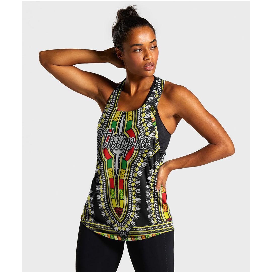 ethiopia-women-racerback-tanks-dashiki-black-style