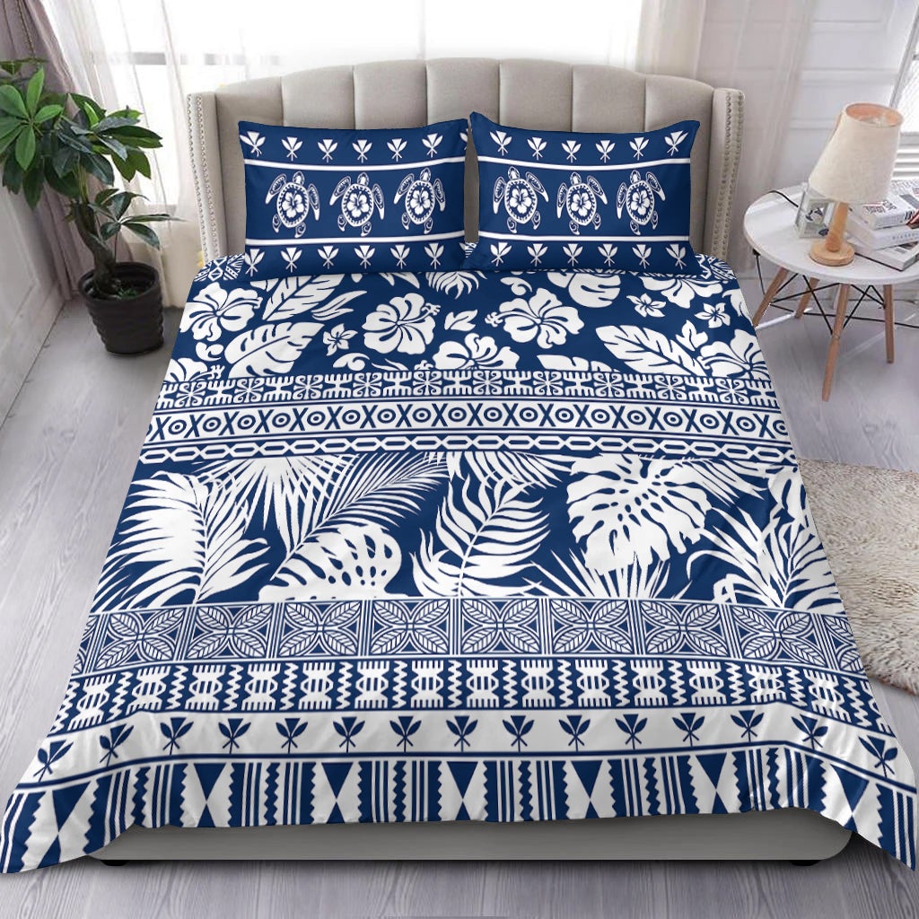 Hawaii Bedding Set Pattern Version Unique Navy LT13 - Wonder Print Shop