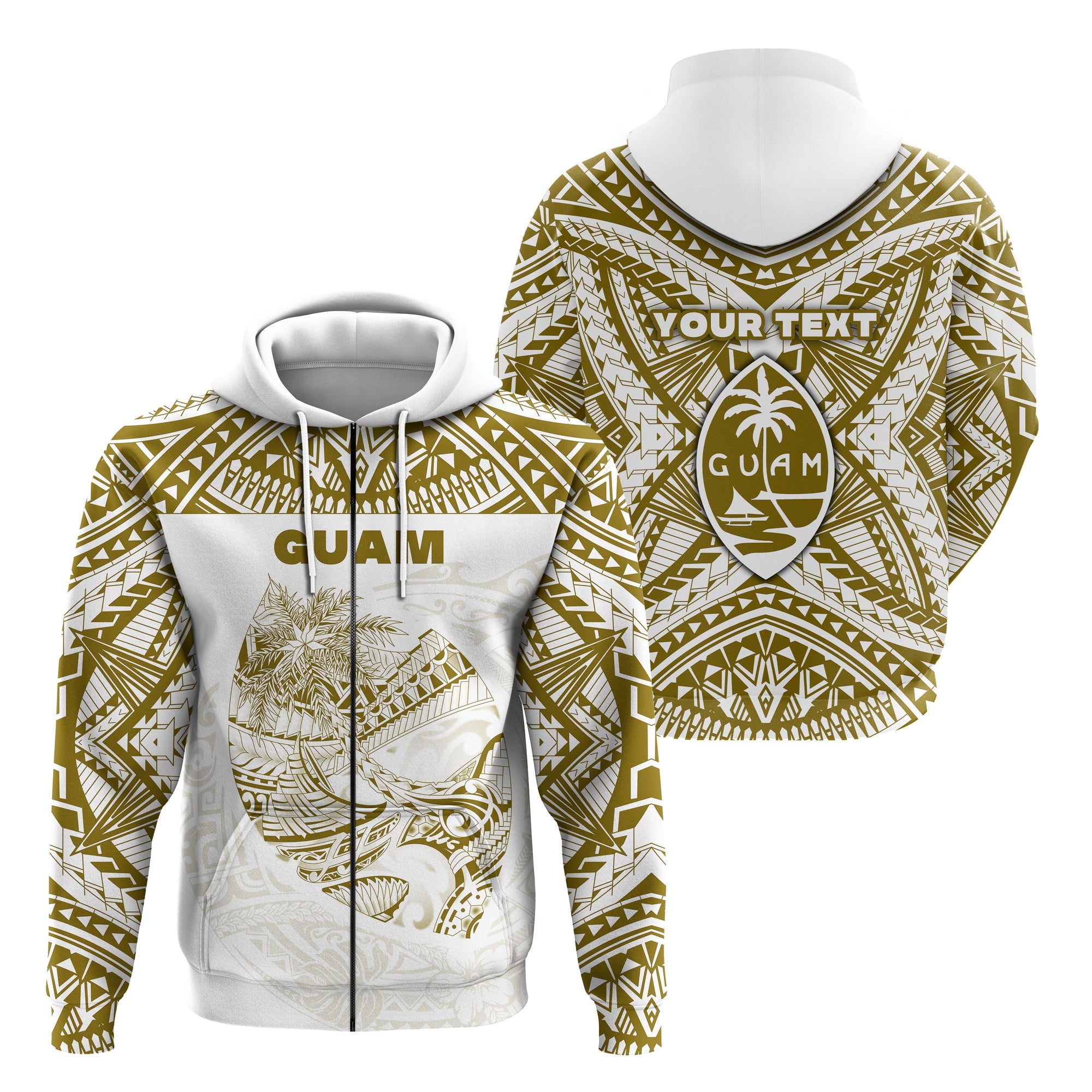 custom-personalised-guam-rugby-zip-hoodie-polynesian-patterns-gold-old