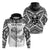 Custom Guam Rugby Zip Hoodie Polynesian Patterns White Ver.2 LT16 - Wonder Print Shop