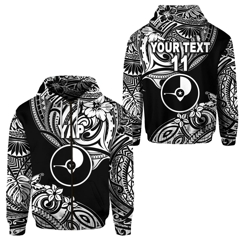 Custom FSM Yap Zip Hoodie Unique Vibes Black LT8 - Wonder Print Shop