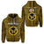 Custom Hawaii Nanakuli School Zip Hoodie Golden Hawks Simple Style LT8 - Wonder Print Shop