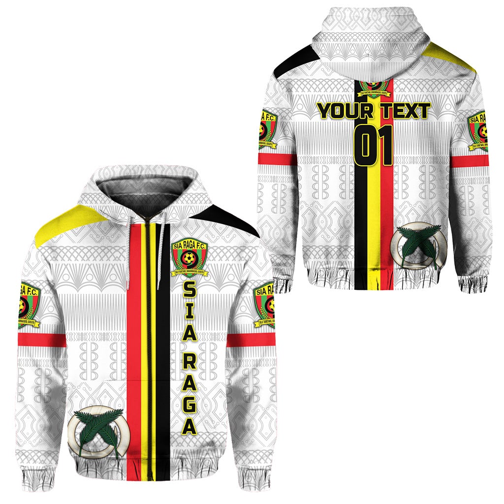 Custom Vanuatu Sia Raga Football Club Zip Hoodie Simple Style LT8 - Wonder Print Shop