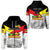 Custom Papua New Guinea SP Hunters Zip Hoodie Rugby Original Style White, Custom Text And Number LT8 - Wonder Print Shop