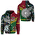 Custom Vanuatu And New Zealand Zip Hoodie Together Paua Shell LT8 - Wonder Print Shop