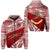 Fiji Rewa Rugby Union Zip Hoodie Special Version Red LT8 - Wonder Print Shop