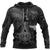 Viking Ragnar and Raven Style Mjolnir Hoodie Zip RLT12 - Wonder Print Shop