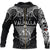 Custom Viking Zip Hoodie Warrior Valhalla And Doulbe Dragon RLT12 - Wonder Print Shop